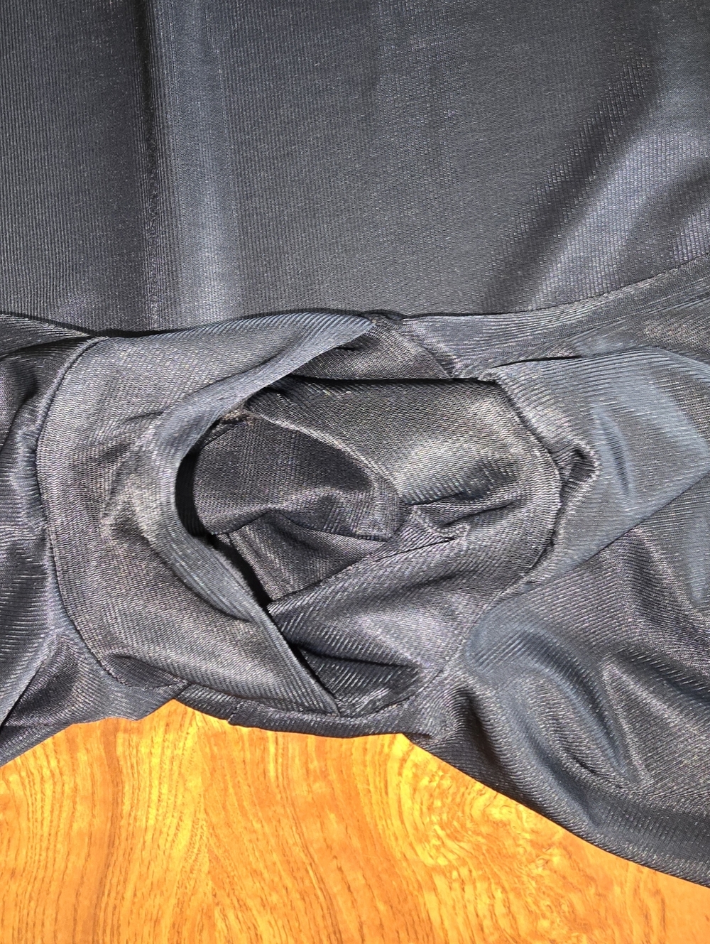 Spanx Spanxshape Invisible Open Bust Mid-Thigh Bodysuit Black Size 1X - Picture 4 of 5